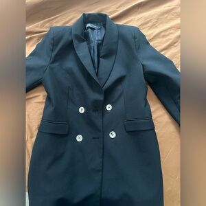 Zara Charcoal Tailored Jacket